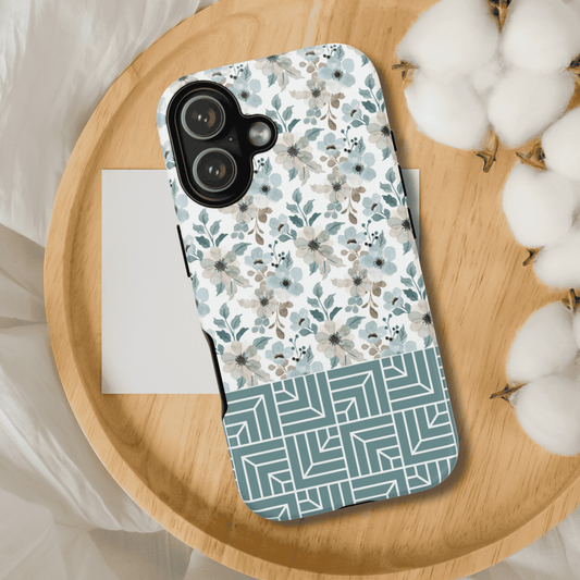 iPhone 17 Case, iPhone 17 Air Case, iPhone 17 Pro Max, Boho Floral, Matt & Glossy Finish