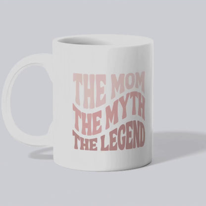 Mom Ceramic Mug, Legend Mom Mother's Day Gift Idea, Funny Coffee Cup, Motherhood Present, Birthday Gift for Mom, Gift for Her